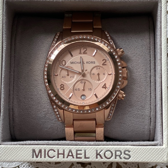 MK Rose Gold Watch